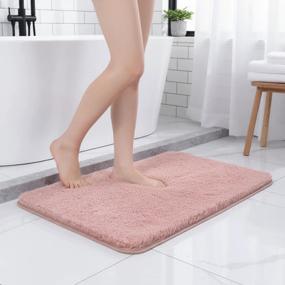 Plush Bath Rug | Soft Non-Slip Bathroom Comfort