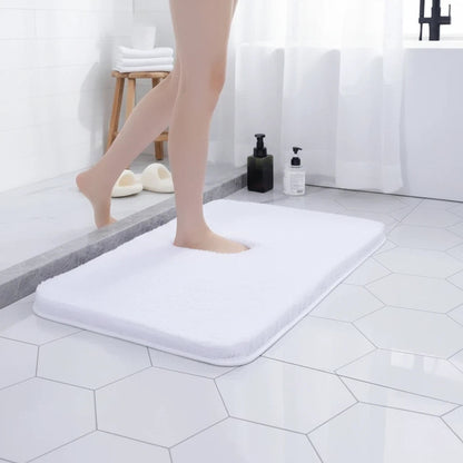 Plush Bath Rug | Soft Non-Slip Bathroom Comfort