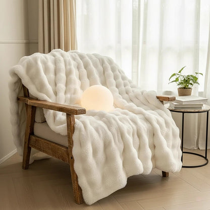 Faux Fur Blanket | Plush Cozy Statement Throw