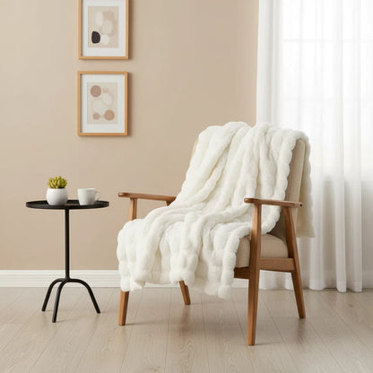 Faux Fur Blanket | Plush Cozy Statement Throw