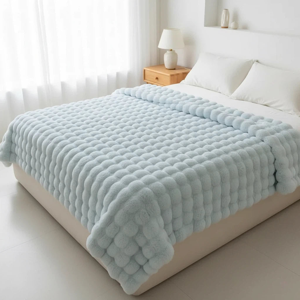 Faux Fur Blanket | Plush Cozy Statement Throw