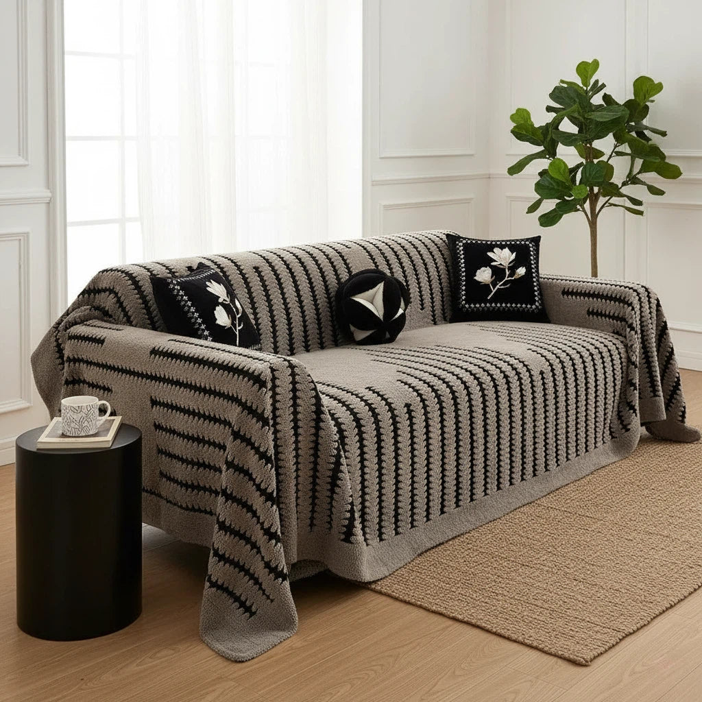 Tufted Couch Cover | Soft Textured Living Room Upgrade