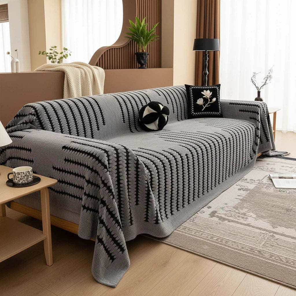 Tufted Couch Cover | Soft Textured Living Room Upgrade