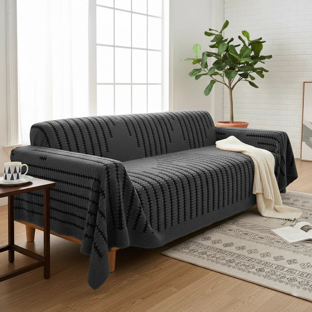 Tufted Couch Cover | Soft Textured Living Room Upgrade