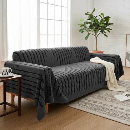 Tufted Couch Cover | Soft Textured Living Room Upgrade