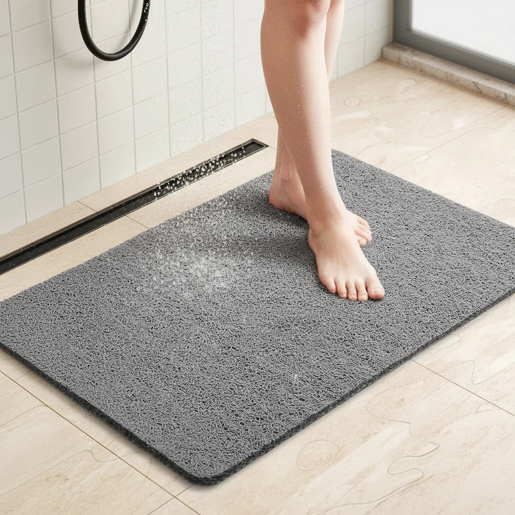Antimicrobial Non-Slip Shower Mat | Secure Bathroom Comfort
